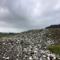 This a cairn, which is another name for a type of burial mound that's covered in stones